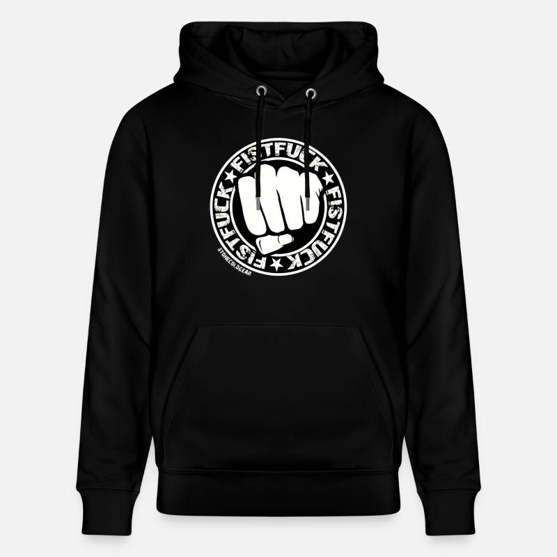Fick Faust - Stanley/Stella Unisex Bio-Hoodie CRUISER  - Schwarz