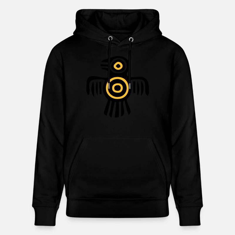 indischer Kulturvogel - Stanley/Stella Unisex Bio-Hoodie CRUISER  - Schwarz