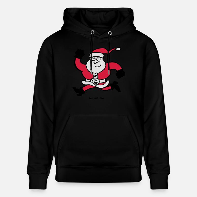 Exécution de Père Noël - Sweat à capuche bio CRUISER Stanley/Stella Unisexe - noir