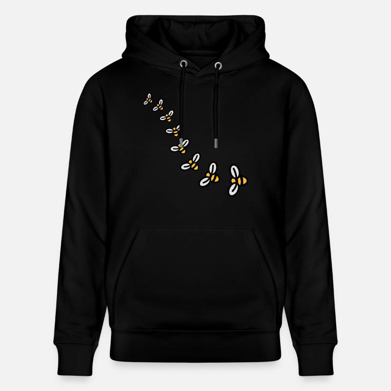 Bees Design - Sweat à capuche bio CRUISER Stanley/Stella Unisexe - noir