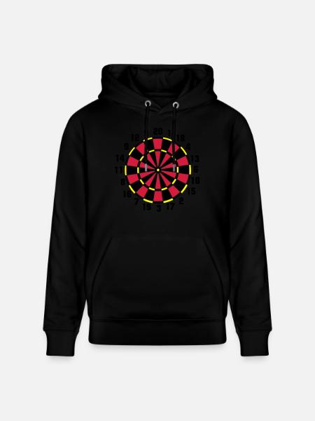 Dartboard - Stanley/Stella Unisex Bio-Hoodie CRUISER - Schwarz