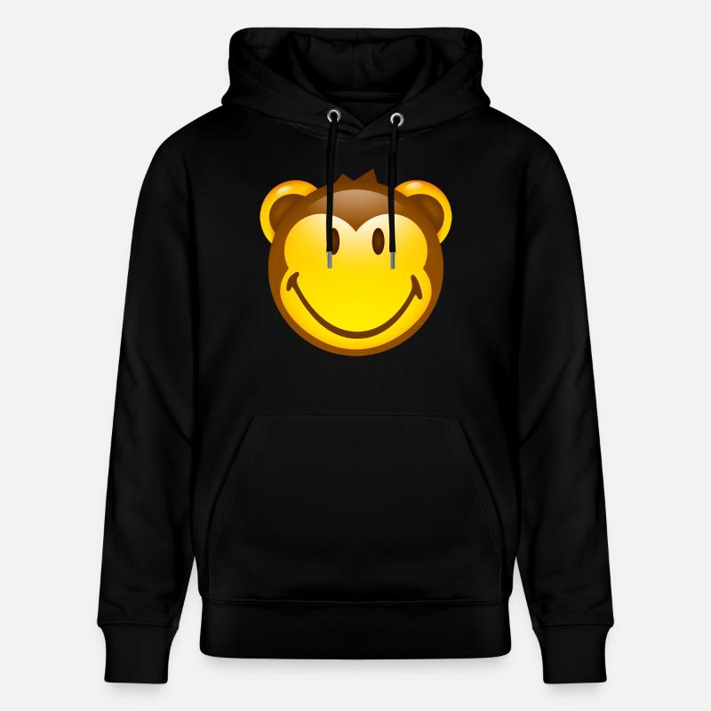 Smiley Monkey - Sweat à capuche bio CRUISER Stanley/Stella Unisexe - noir