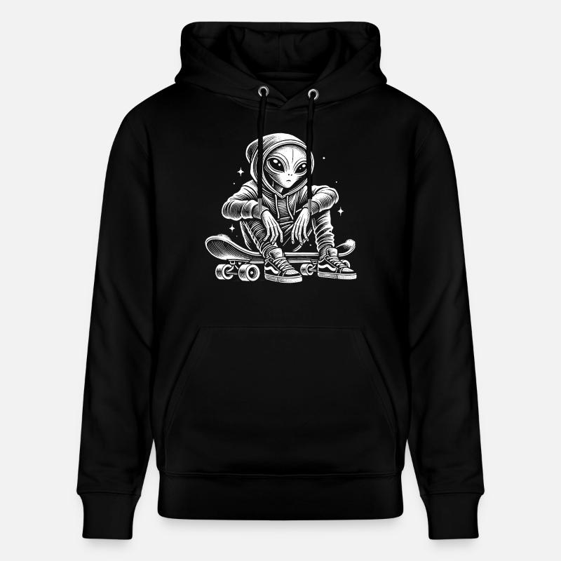 Skateboard - Sweat à capuche bio CRUISER Stanley/Stella Unisexe - noir