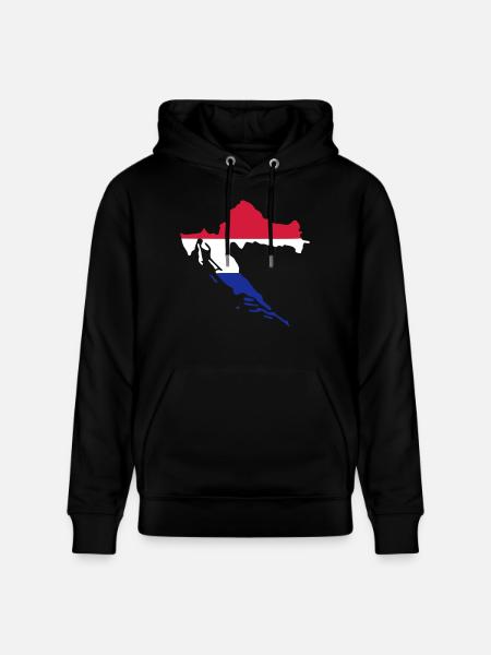 Kroatien - Stanley/Stella Unisex Bio-Hoodie CRUISER - Schwarz