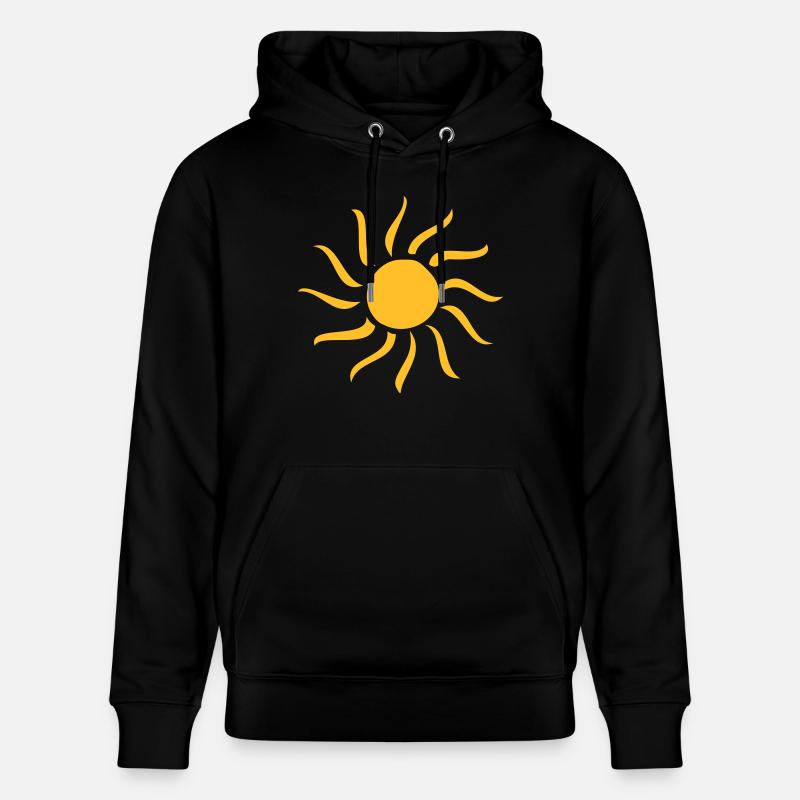 soleil - Sweat à capuche bio CRUISER Stanley/Stella Unisexe - noir