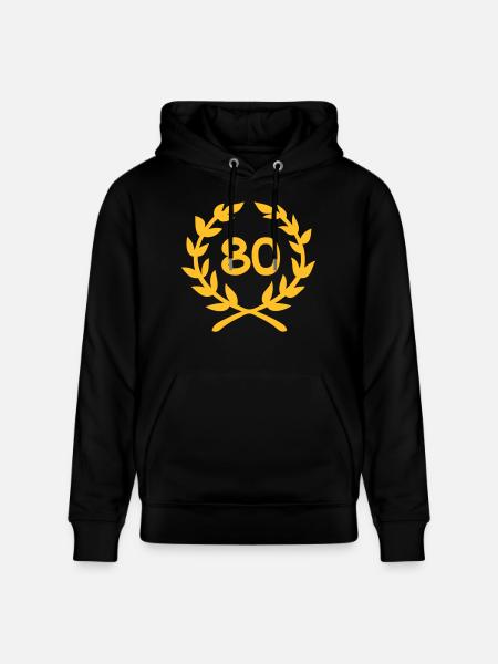 80 - Stanley/Stella Unisex Bio-Hoodie CRUISER  - Schwarz