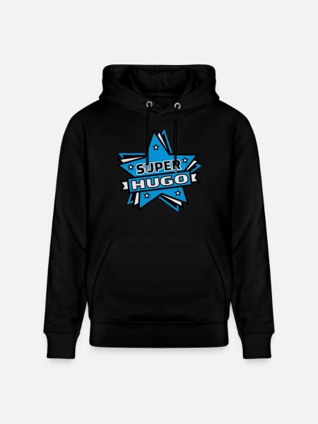super hugo - Sweat à capuche bio CRUISER Stanley/Stella Unisexe - noir
