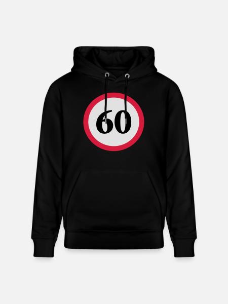 geschwindigkeitstafel_60 - Stanley/Stella Unisex Bio-Hoodie CRUISER - Schwarz