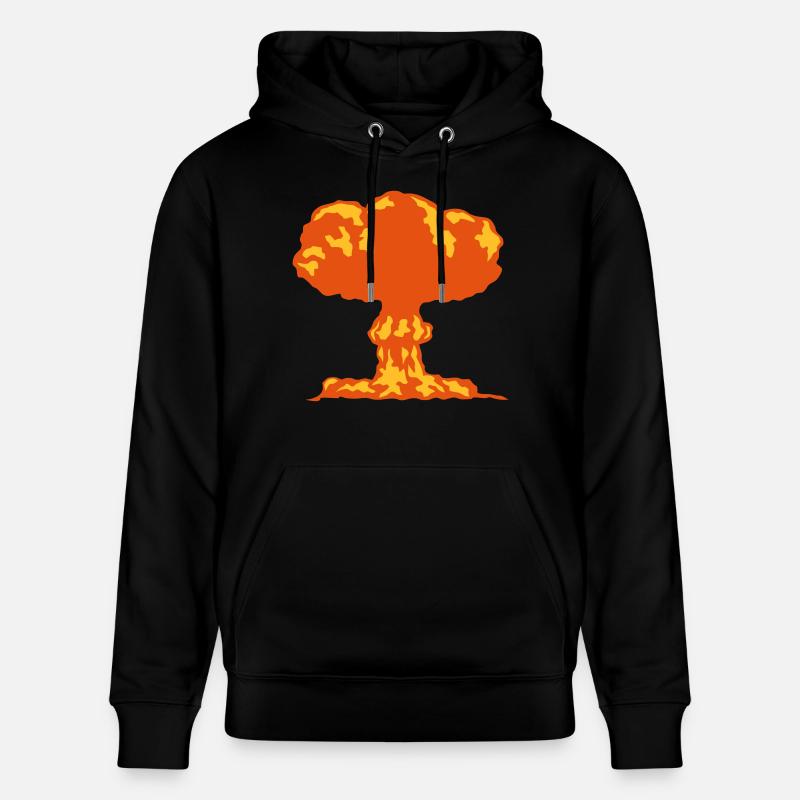explosion champignon nucleaire atomique - Sweat à capuche bio CRUISER Stanley/Stella Unisexe - noir