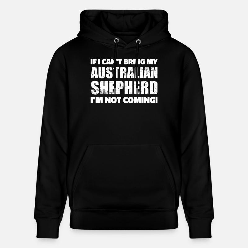 Australian shepherd - Sweat à capuche bio CRUISER Stanley/Stella Unisexe - noir