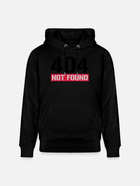 404 not found message - Stanley/Stella CRUISER Unisex Organic Hoodie - black
