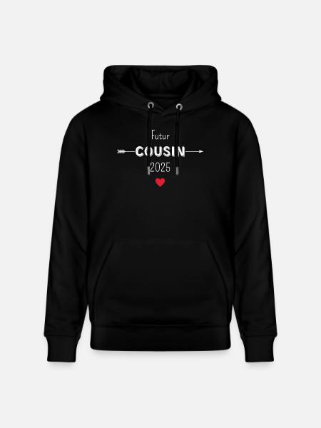 Future cousin 2025 - Stanley/Stella CRUISER Unisex Organic Hoodie - black