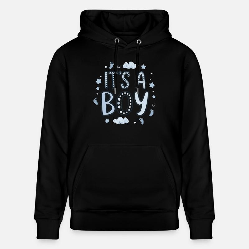 Naissance Garçon - Design Adorable - Sweat à capuche bio CRUISER Stanley/Stella Unisexe - noir
