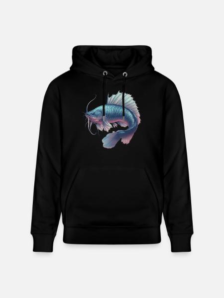 Poisson Fantasy - Sweat à capuche bio CRUISER Stanley/Stella Unisexe - noir