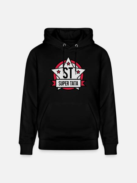 Super tata - Sweat à capuche bio CRUISER Stanley/Stella Unisexe - noir