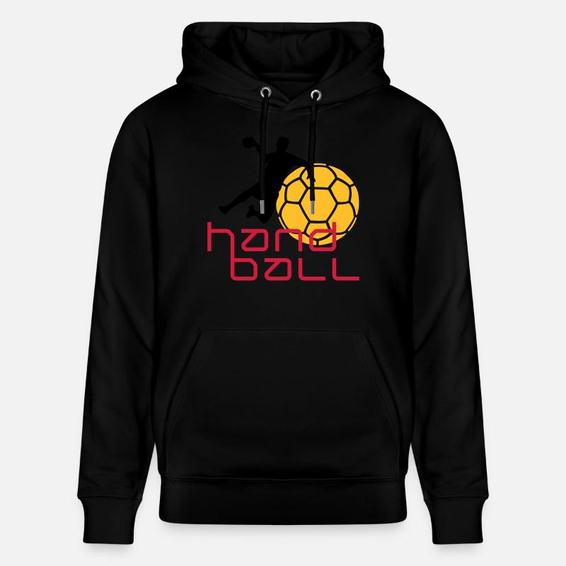handball_i_3c - Stanley/Stella Unisex Bio-Hoodie CRUISER  - Schwarz