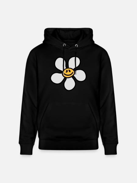 flowerinchen_3c - Stanley/Stella CRUISER Unisex Organic Hoodie - black