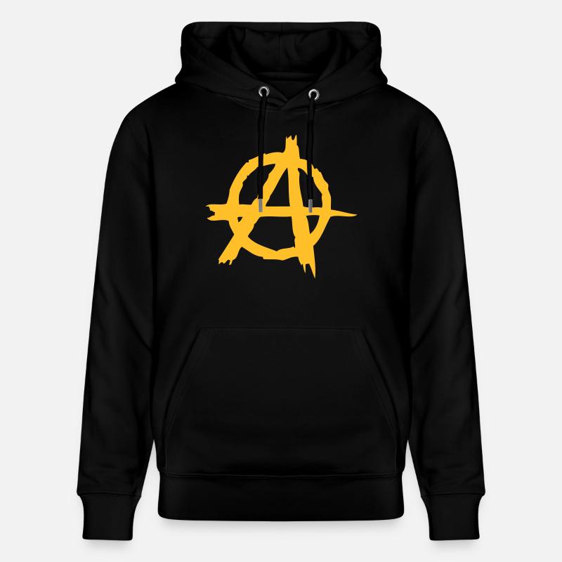 Anarchie - Sweat à capuche bio CRUISER Stanley/Stella Unisexe - noir