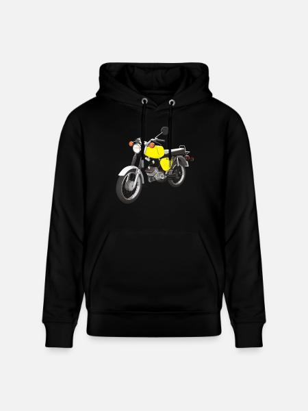 S50 jaune - Sweat à capuche bio CRUISER Stanley/Stella Unisexe - noir