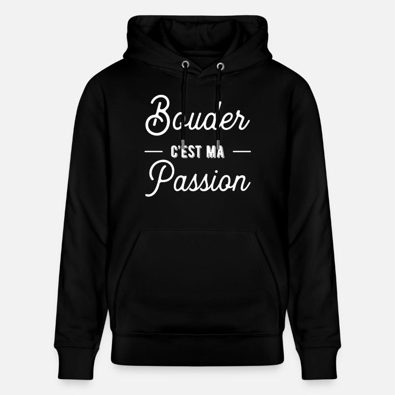 bouder passion t-shirt cadeau - Sweat à capuche bio CRUISER Stanley/Stella Unisexe - noir