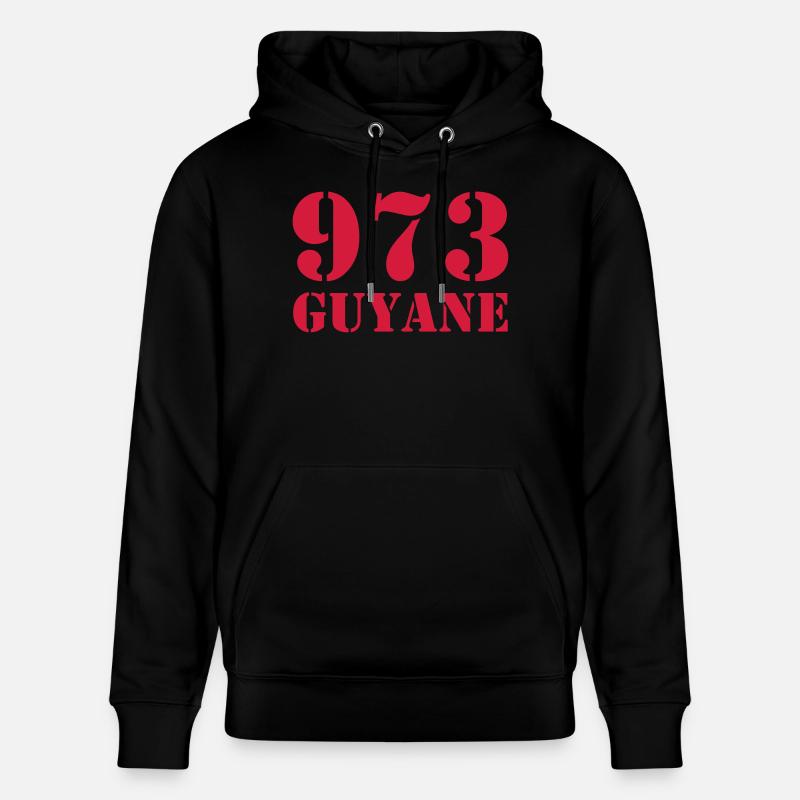 973 Guyane - Sweat à capuche bio CRUISER Stanley/Stella Unisexe - noir