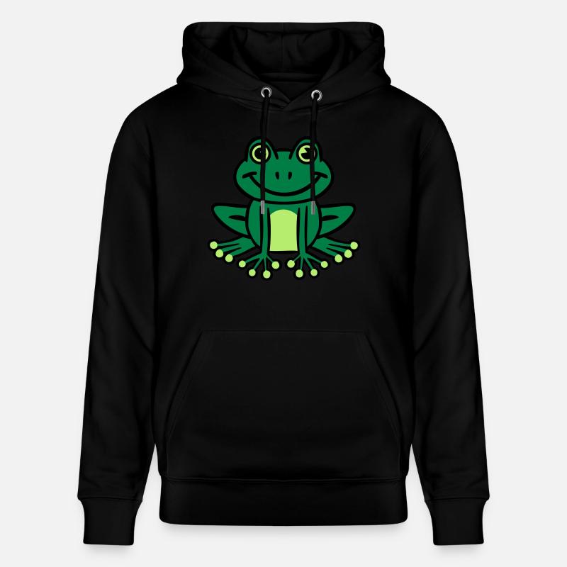 Grenouille - Sweat à capuche bio CRUISER Stanley/Stella Unisexe - noir