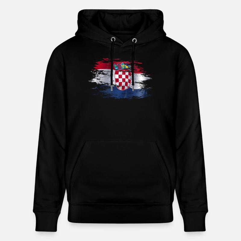 Croatie utilisé - Sweat à capuche bio CRUISER Stanley/Stella Unisexe - noir