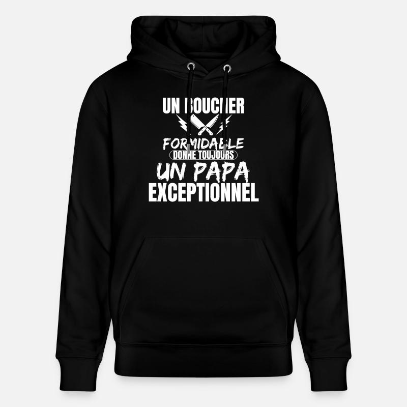 BOUCHER FORMIDABLE - Sweat à capuche bio CRUISER Stanley/Stella Unisexe - noir