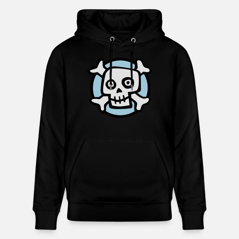 comic_skull_072011_b_3c - Sweat à capuche bio CRUISER Stanley/Stella Unisexe - noir