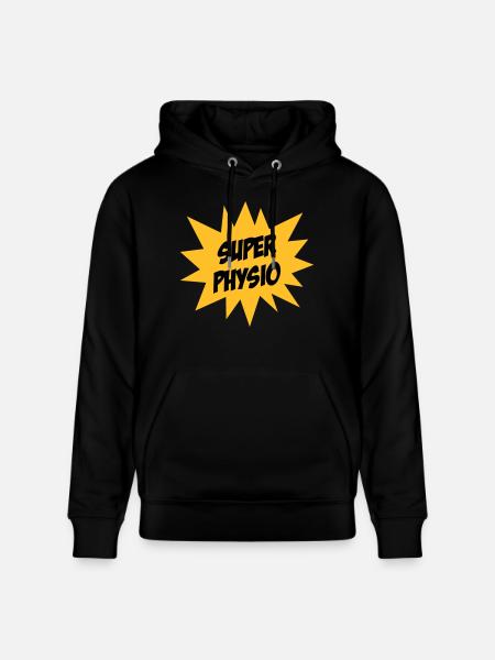 Super Physio - Stanley/Stella CRUISER Unisex Organic Hoodie - black