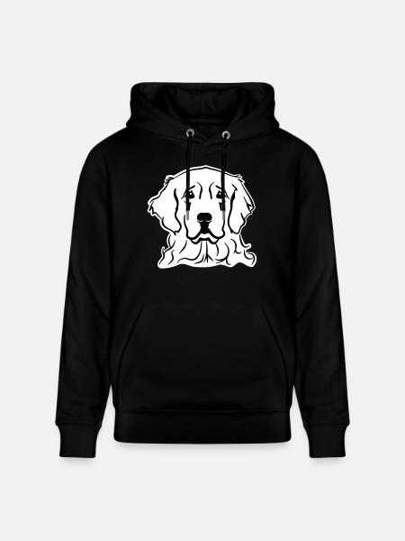 Golden Retriever - Stanley/Stella CRUISER Unisex Organic Hoodie - black