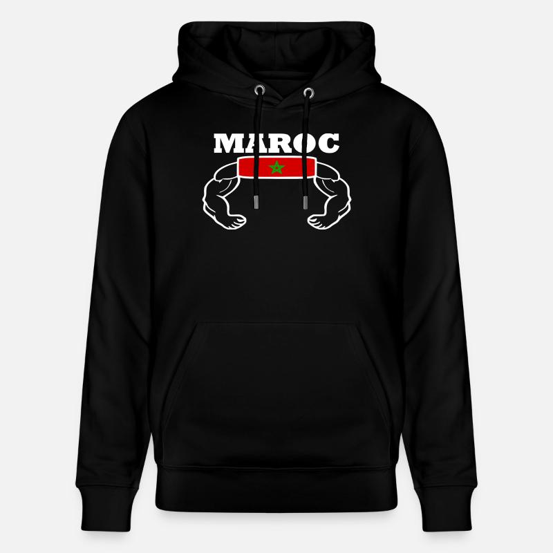 Marokko - Stanley/Stella Unisex Bio-Hoodie CRUISER  - Schwarz