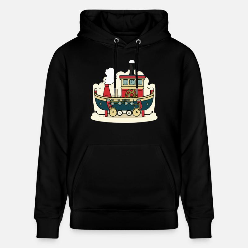 Bateau farfelu - Sweat à capuche bio CRUISER Stanley/Stella Unisexe - noir
