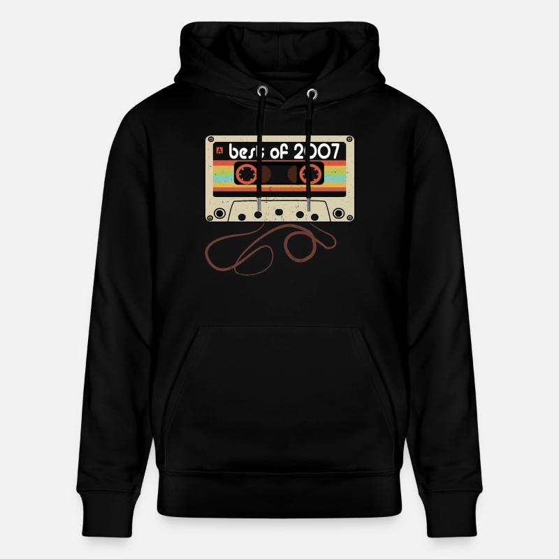 Millésime légendaire 2007 - Sweat à capuche bio CRUISER Stanley/Stella Unisexe - noir