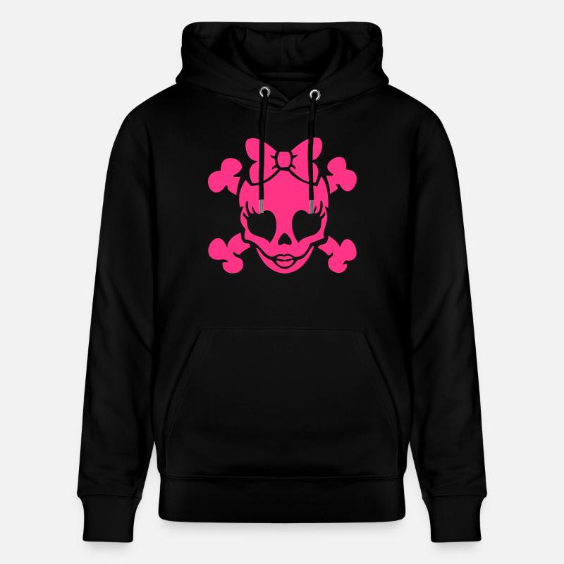 Pink Lady Skull 01 - Sweat à capuche bio CRUISER Stanley/Stella Unisexe - noir