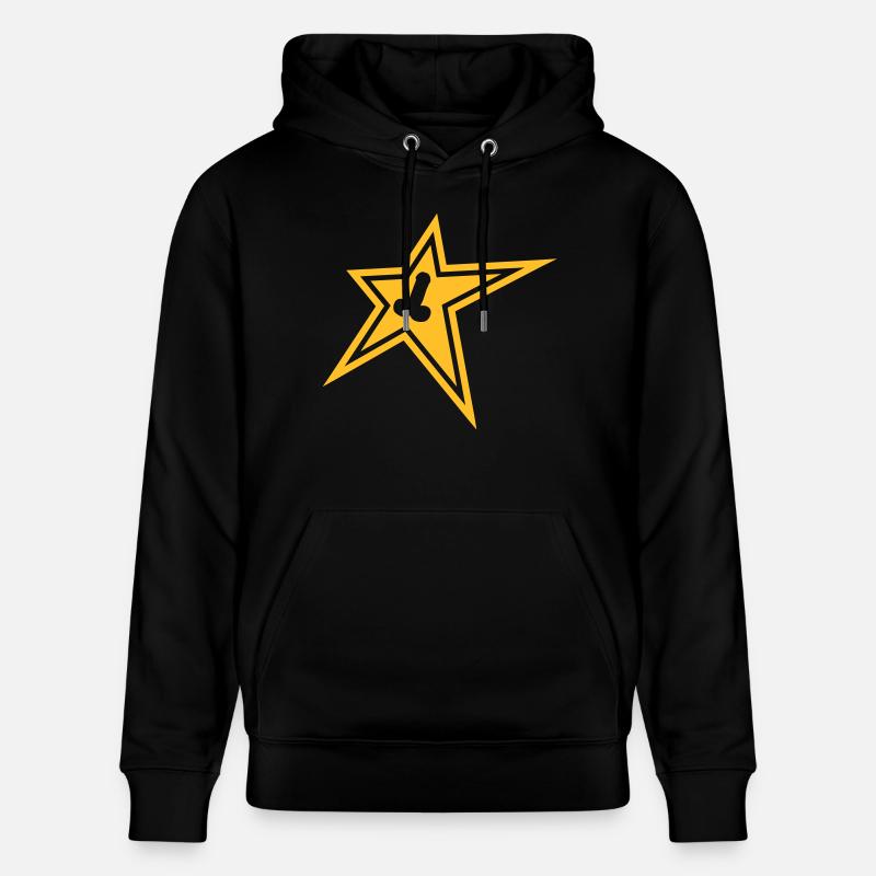 star_pimmel - Stanley/Stella Unisex Bio-Hoodie CRUISER  - Schwarz