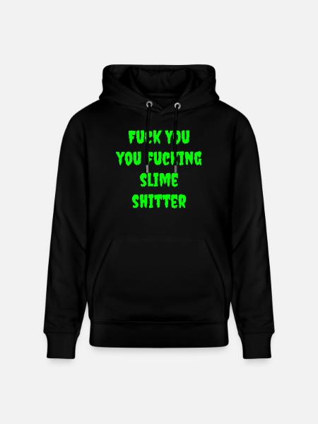 Slime shit No.2 - Stanley/Stella CRUISER Unisex Organic Hoodie - black