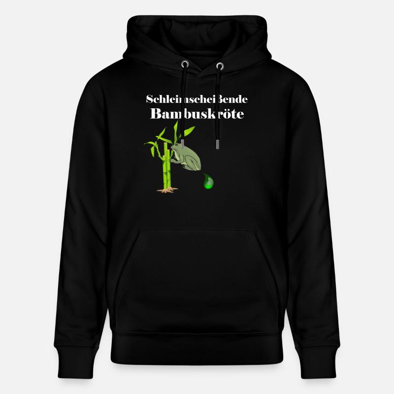 Schleimscheissende Bambuskröte | grenouille - Sweat à capuche bio CRUISER Stanley/Stella Unisexe - noir