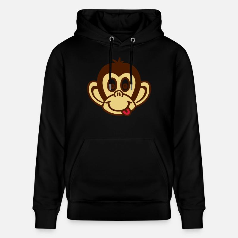 Affe - Stanley/Stella Unisex Bio-Hoodie CRUISER  - Schwarz