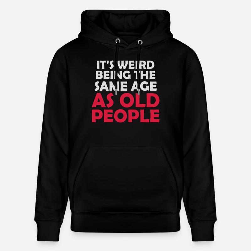 être âgé - Sweat à capuche bio CRUISER Stanley/Stella Unisexe - noir