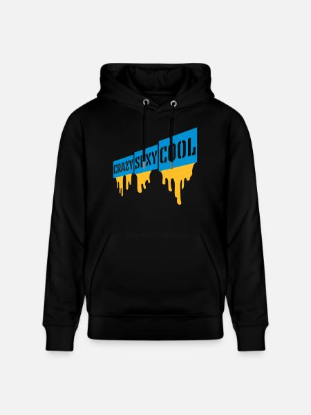 crazy sexy cool design - Stanley/Stella CRUISER Unisex Organic Hoodie - black