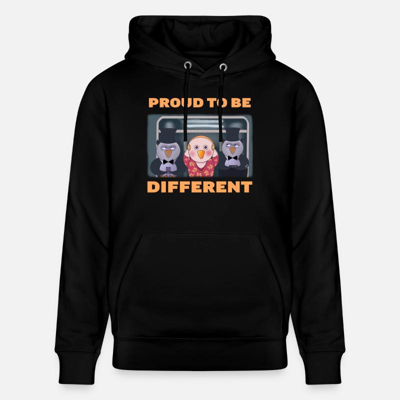 Fier d’être différent - Sweat à capuche bio CRUISER Stanley/Stella Unisexe - noir