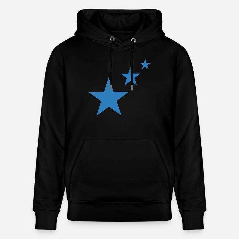 Star, les étoiles - Sweat à capuche bio CRUISER Stanley/Stella Unisexe - noir