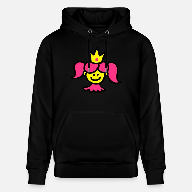 Princesse avec la couronne 3 - Sweat à capuche bio CRUISER Stanley/Stella Unisexe - noir