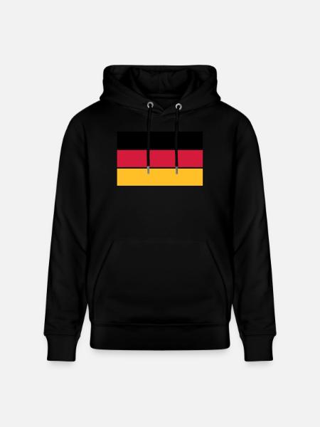 deutschland_50 - Stanley/Stella CRUISER Unisex Organic Hoodie - black