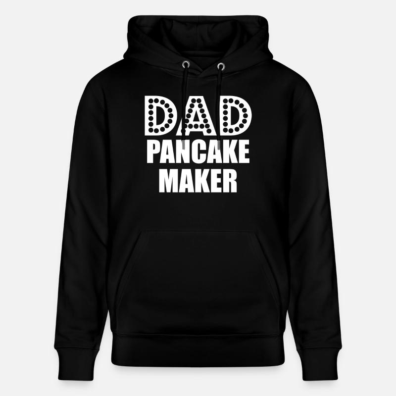 dad pancake maker Father Daddy - Stanley/Stella Unisex Bio-Hoodie CRUISER  - Schwarz