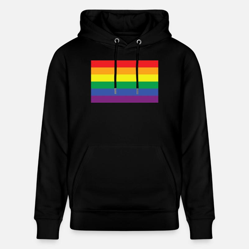 Regenbogen - Stanley/Stella Unisex Bio-Hoodie CRUISER  - Schwarz