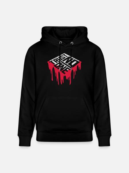 trust no one quote - Stanley/Stella CRUISER Unisex Organic Hoodie - black