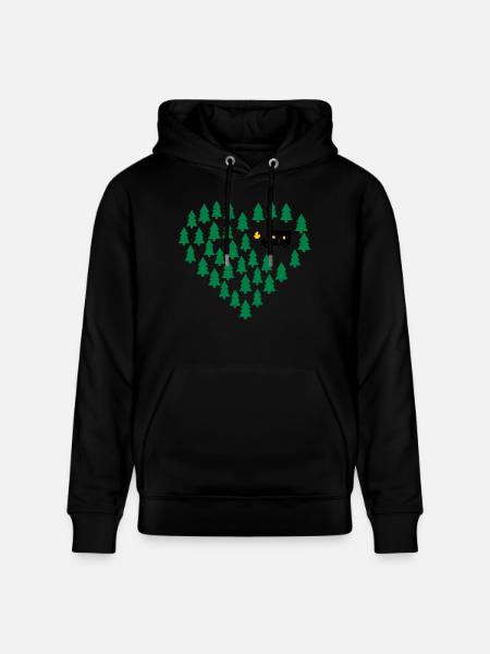 Wohnmobil Camping - Stanley/Stella Unisex Bio-Hoodie CRUISER - Schwarz