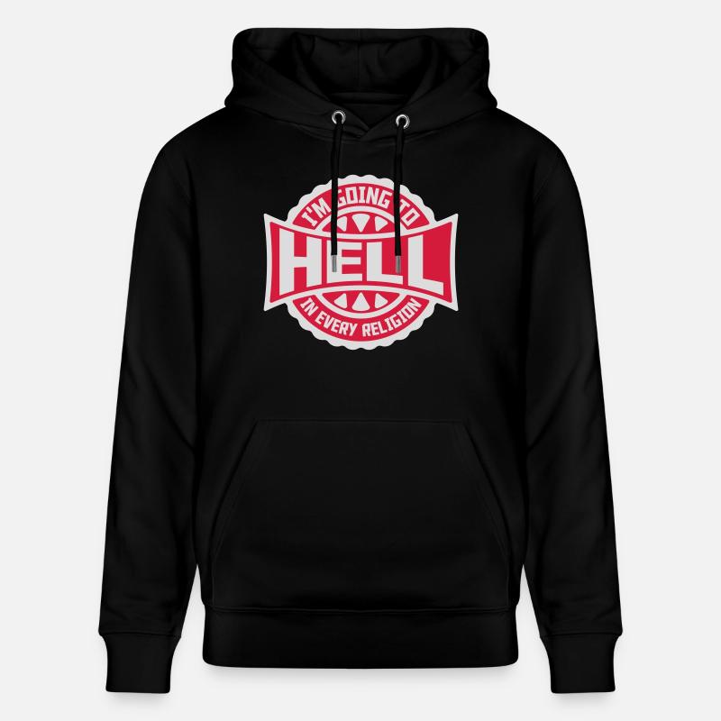 im going to hell - Stanley/Stella Unisex Bio-Hoodie CRUISER  - Schwarz